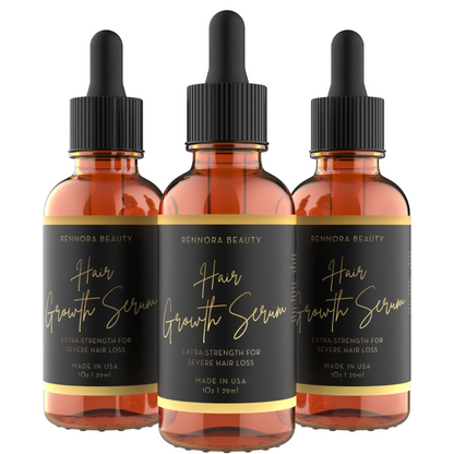 Get Three Bottles of Rennora EXTRA-Strength Hair Growth Serum